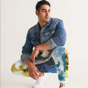 Men’s Track Pants (Custom Made) Rainbow